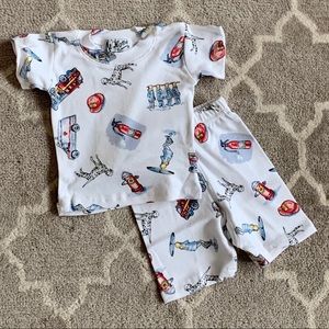 NWT At Home short sleeve pajama set ‘firefighters’